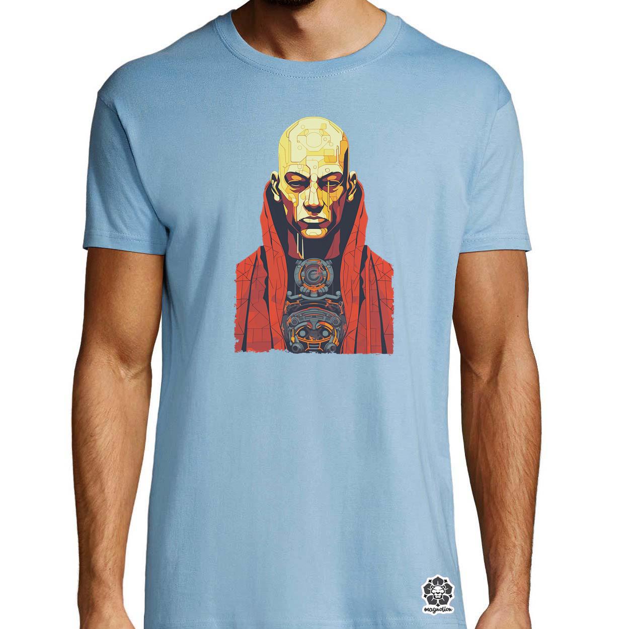 Cyberpunk szerzetes v1 egyedi póló 