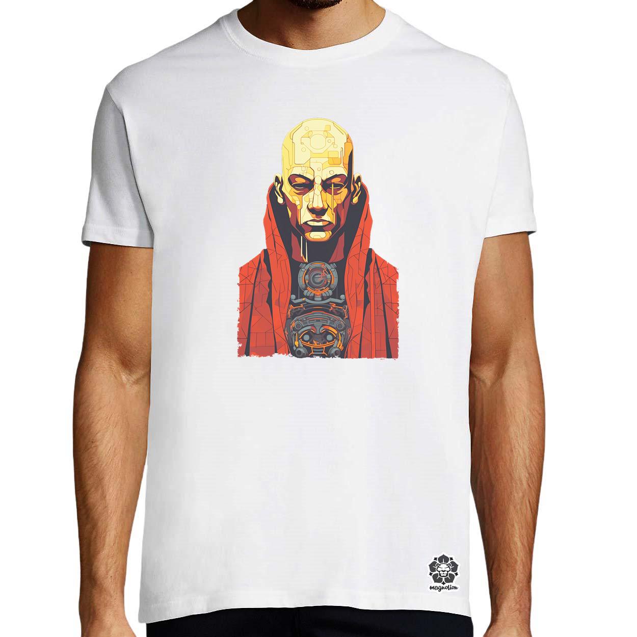 Cyberpunk szerzetes v1 egyedi póló 