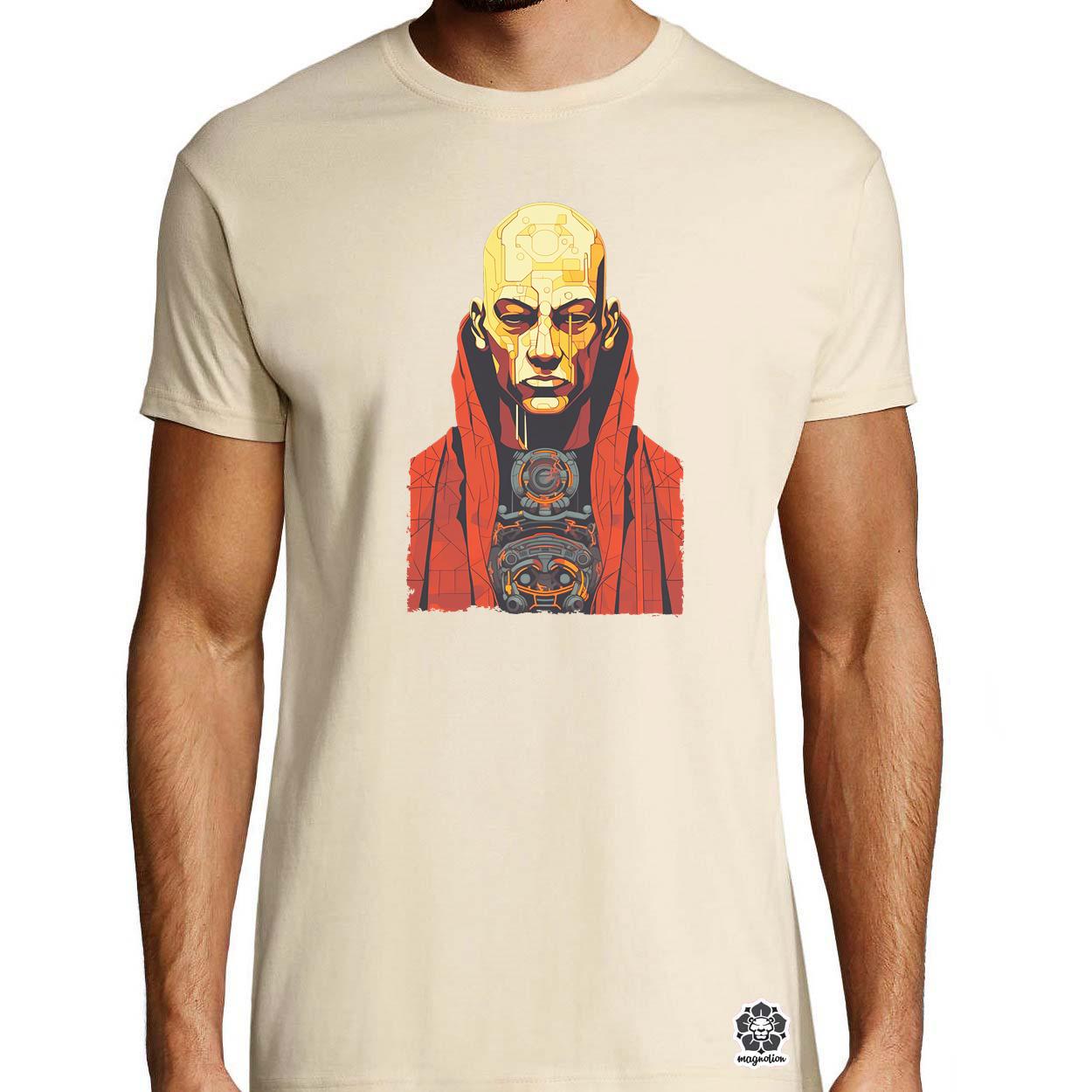 Cyberpunk szerzetes v1 egyedi póló 