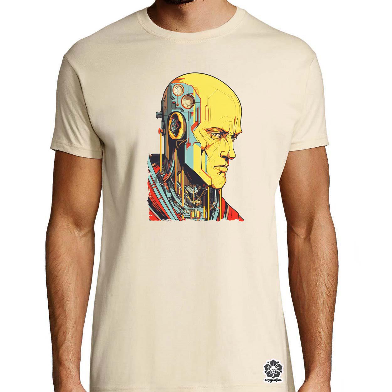 Cyberpunk szerzetes v2 egyedi póló 