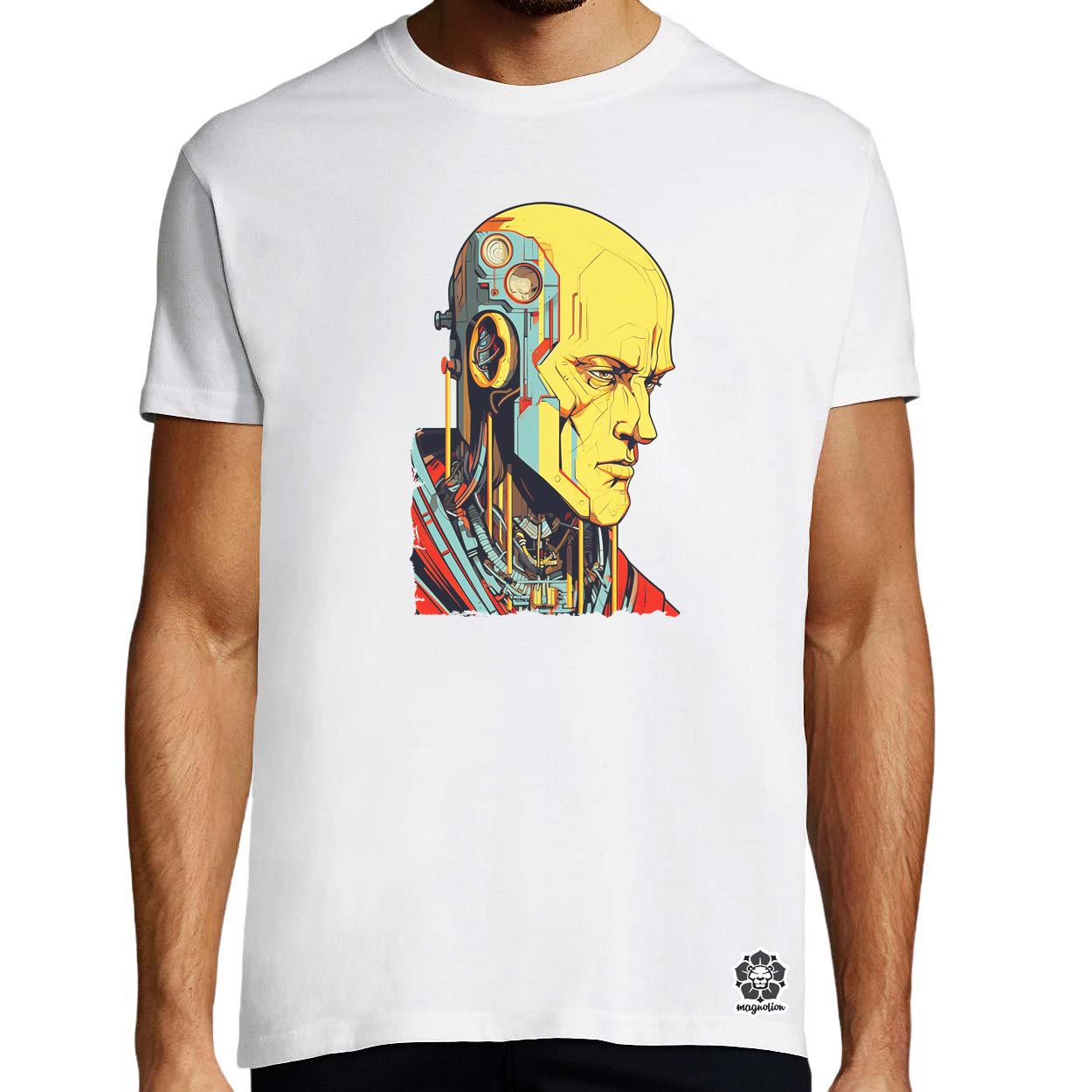 Cyberpunk szerzetes v2 egyedi póló 