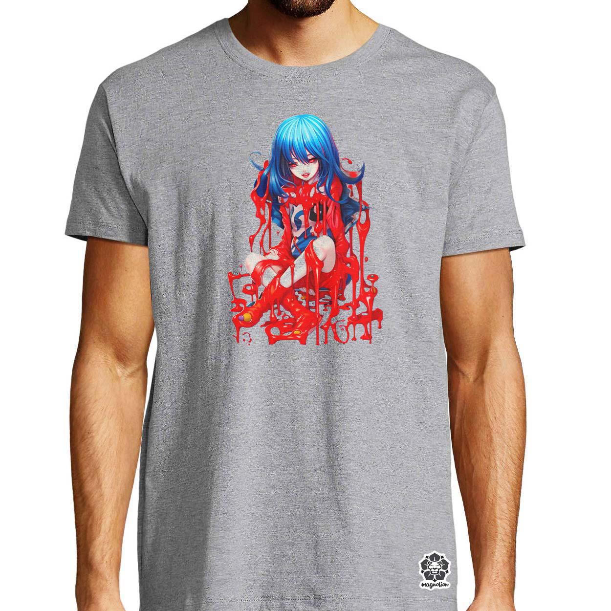 Vibráló anime lány v3 egyedi póló 