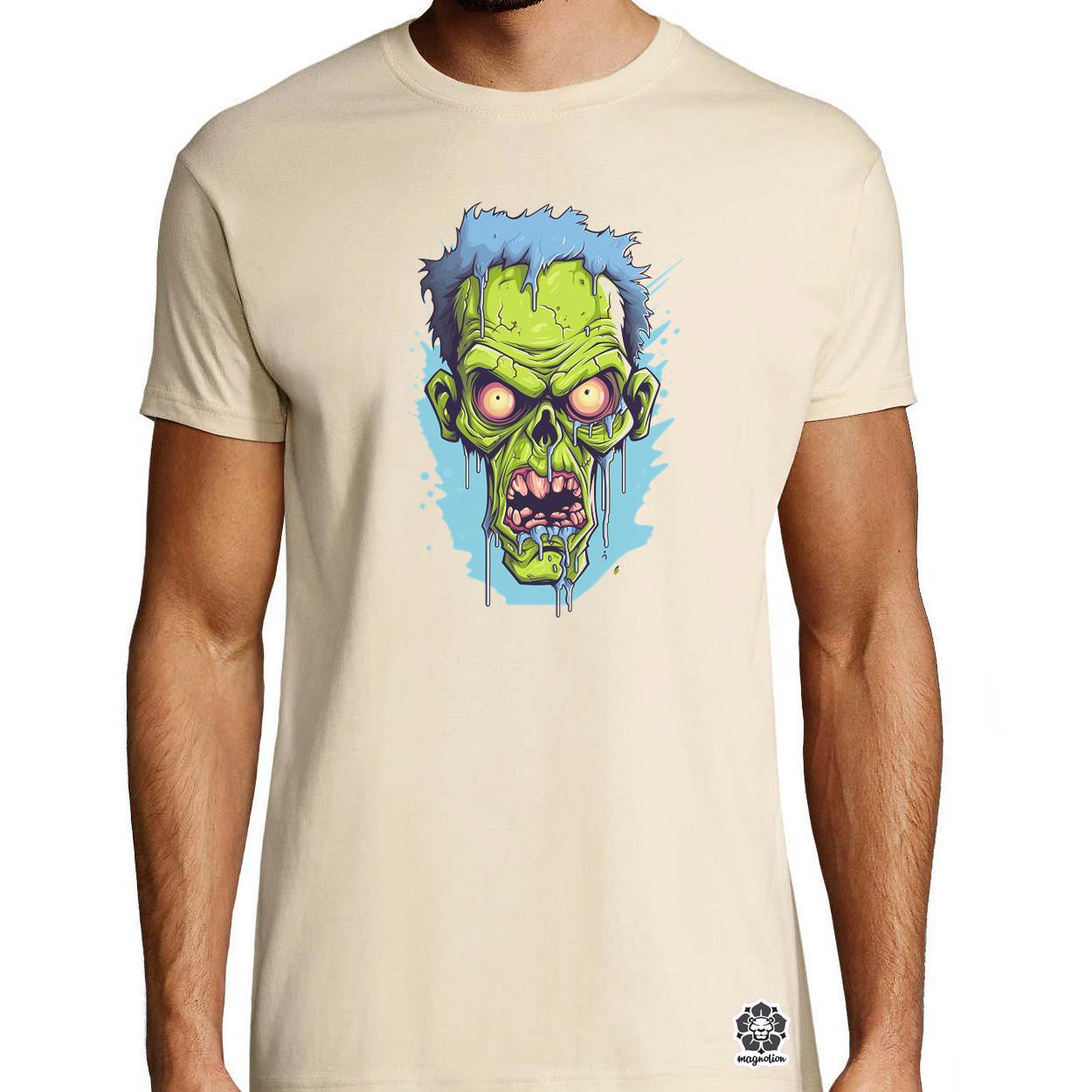 Zombi karikatúra v2 egyedi póló 