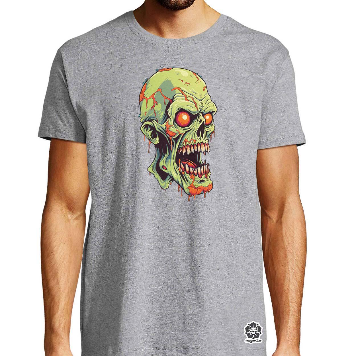 Zombi karikatúra v3 egyedi póló 