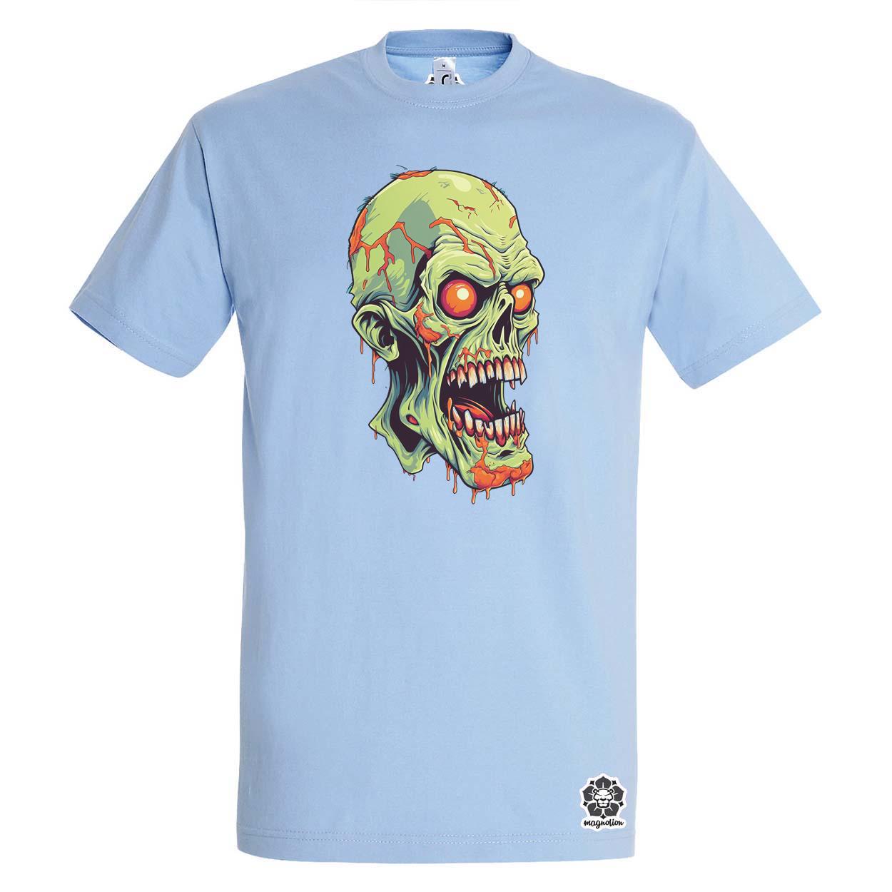 Zombi karikatúra v3 egyedi póló 