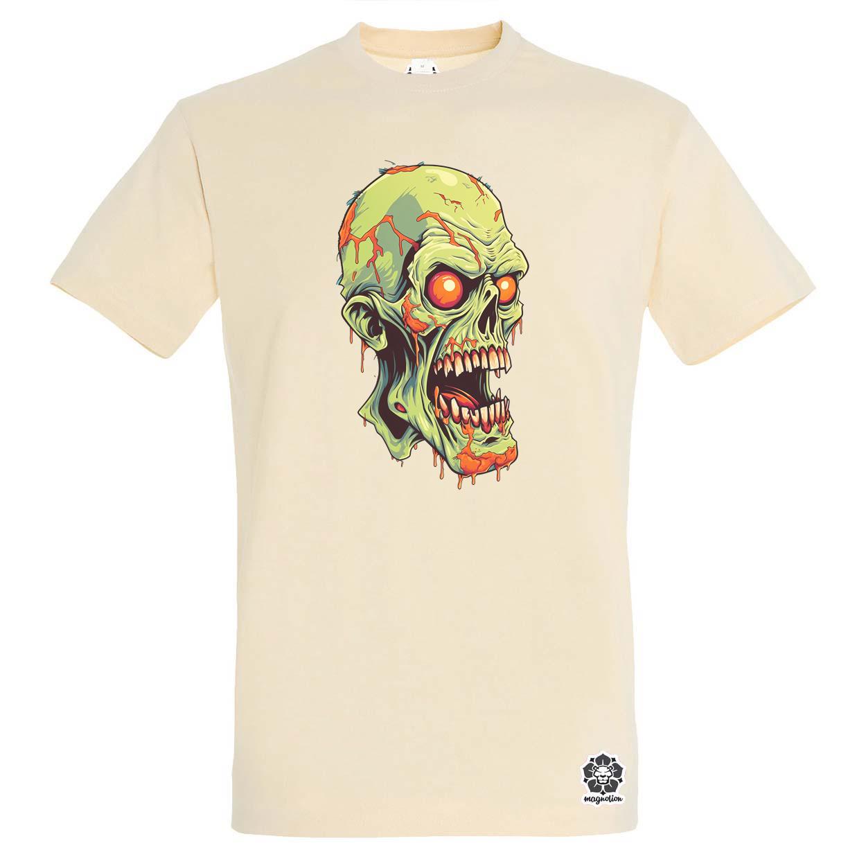 Zombi karikatúra v3 egyedi póló 