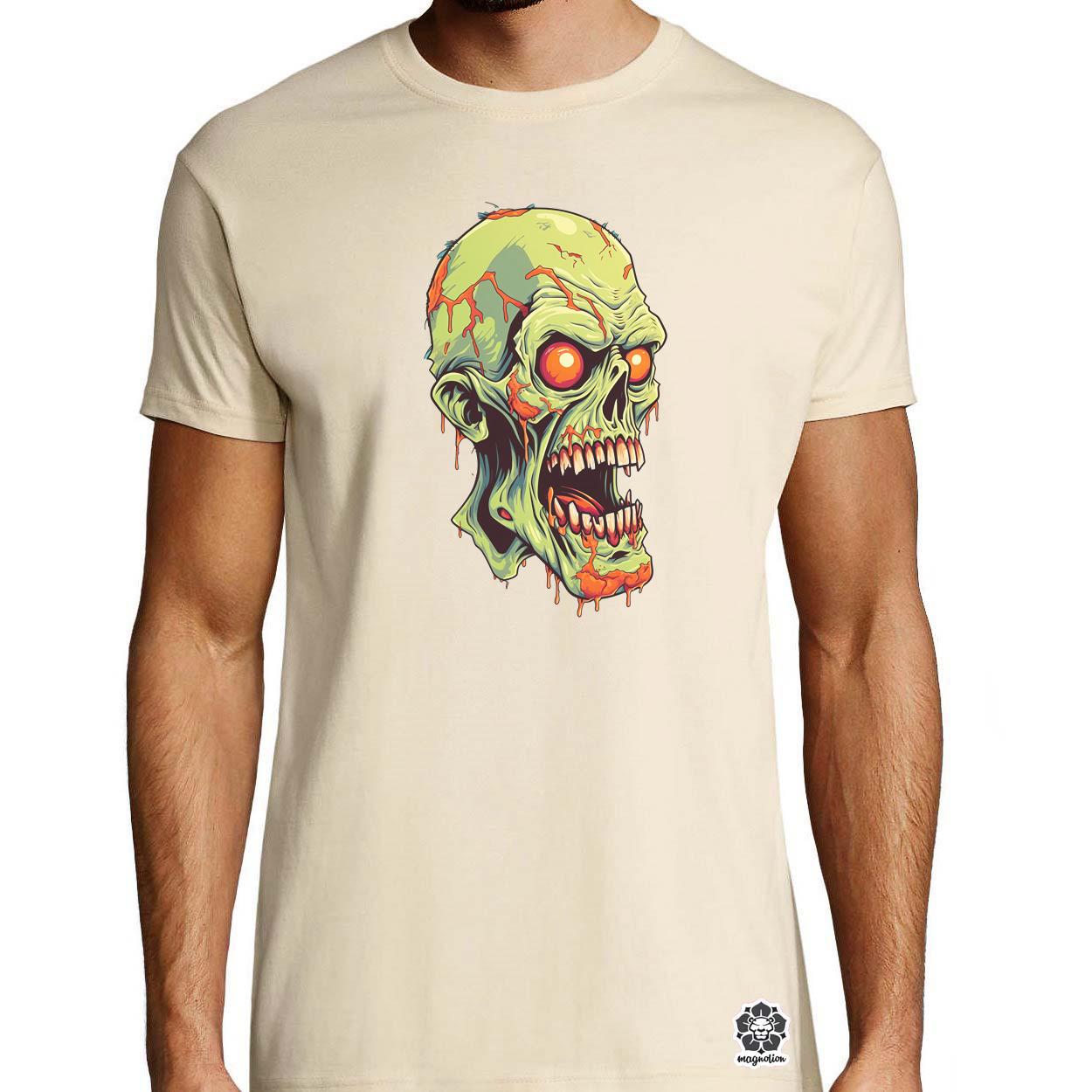 Zombi karikatúra v3 egyedi póló 
