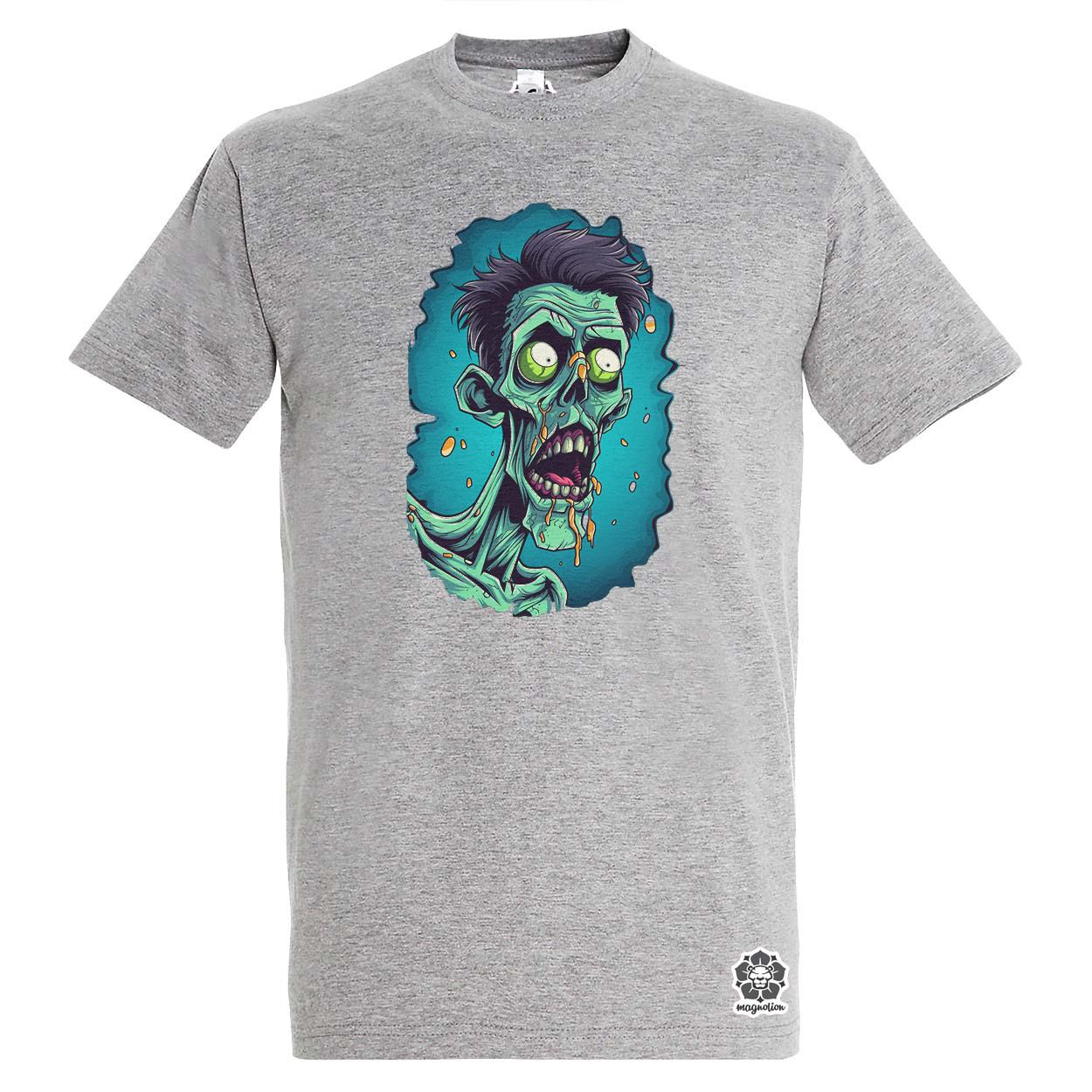 Zombi karikatúra v5 egyedi póló 