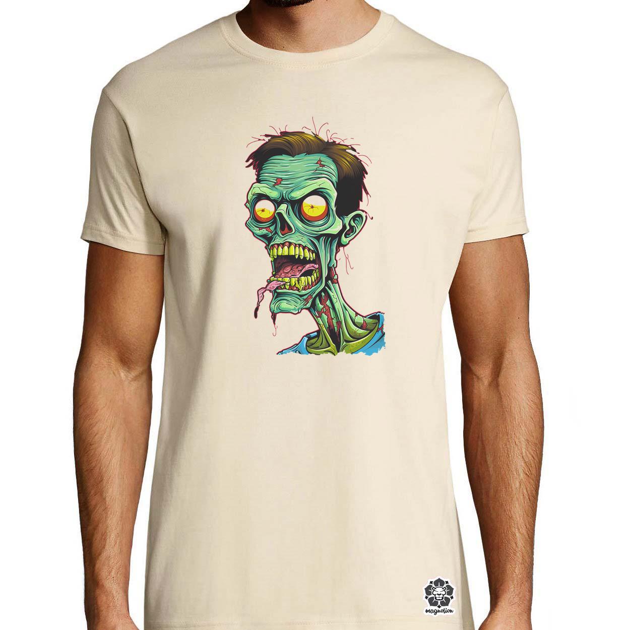 Zombi karikatúra v8 egyedi póló 