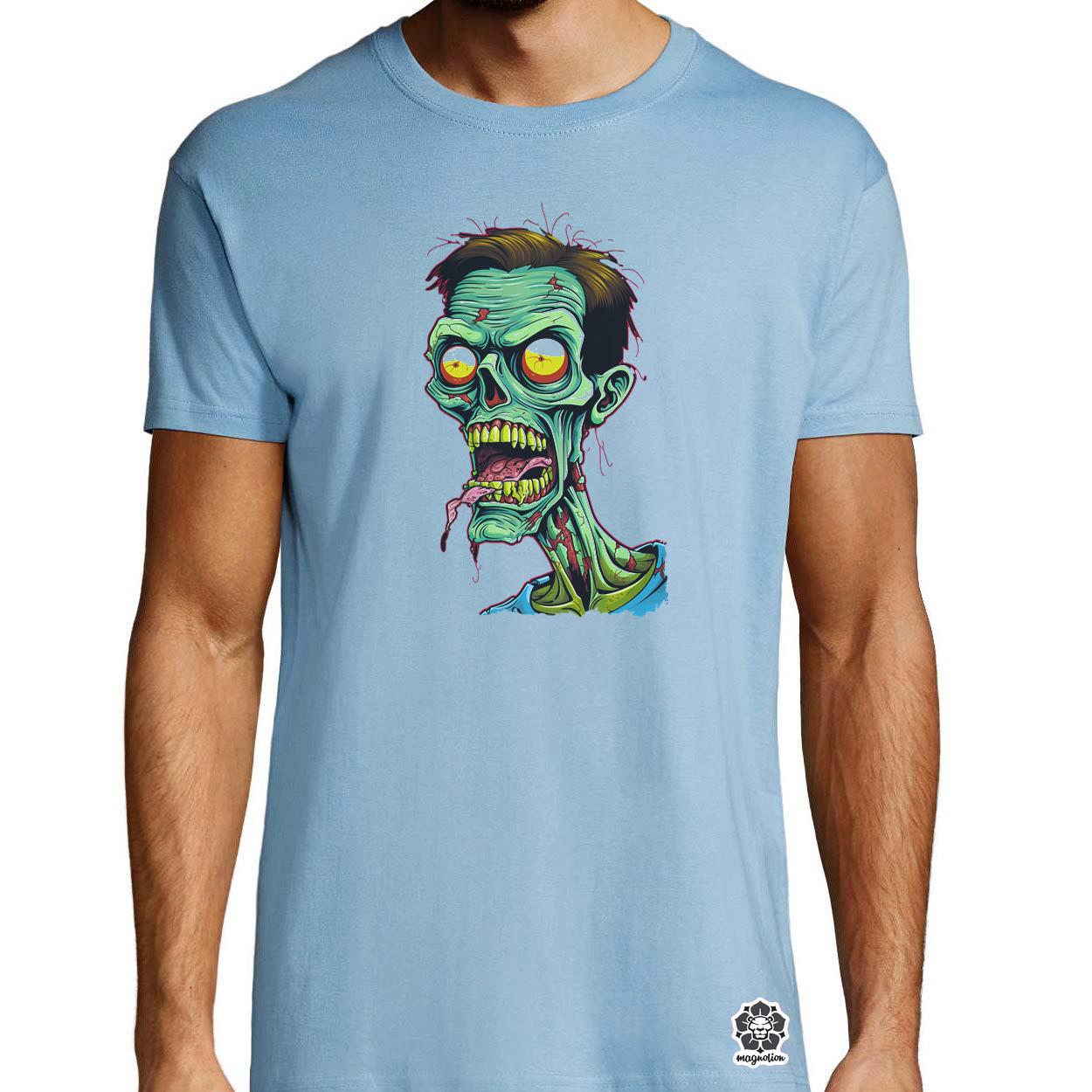 Zombi karikatúra v8 egyedi póló 