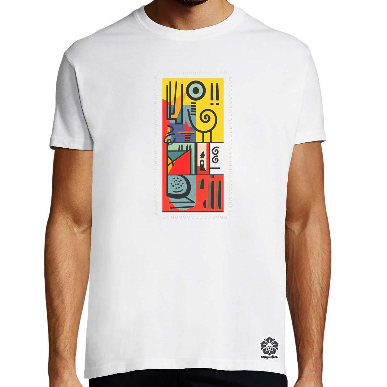 Bauhaus bélyeg v2 egyedi póló 