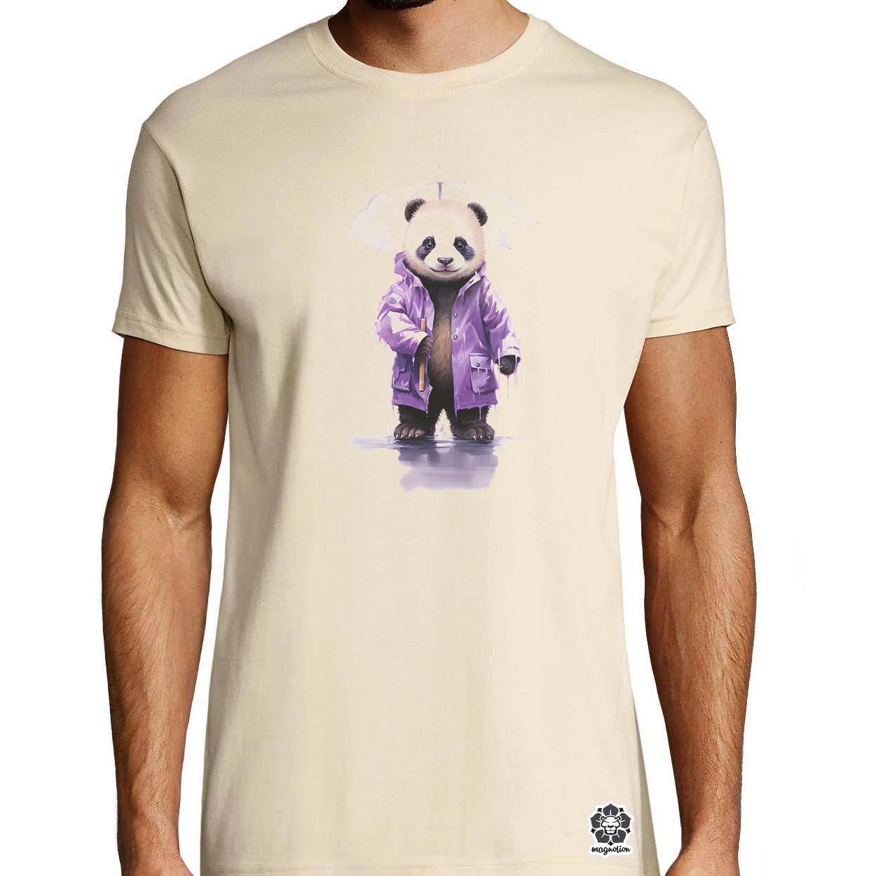 Glitchart panda v5 egyedi póló 