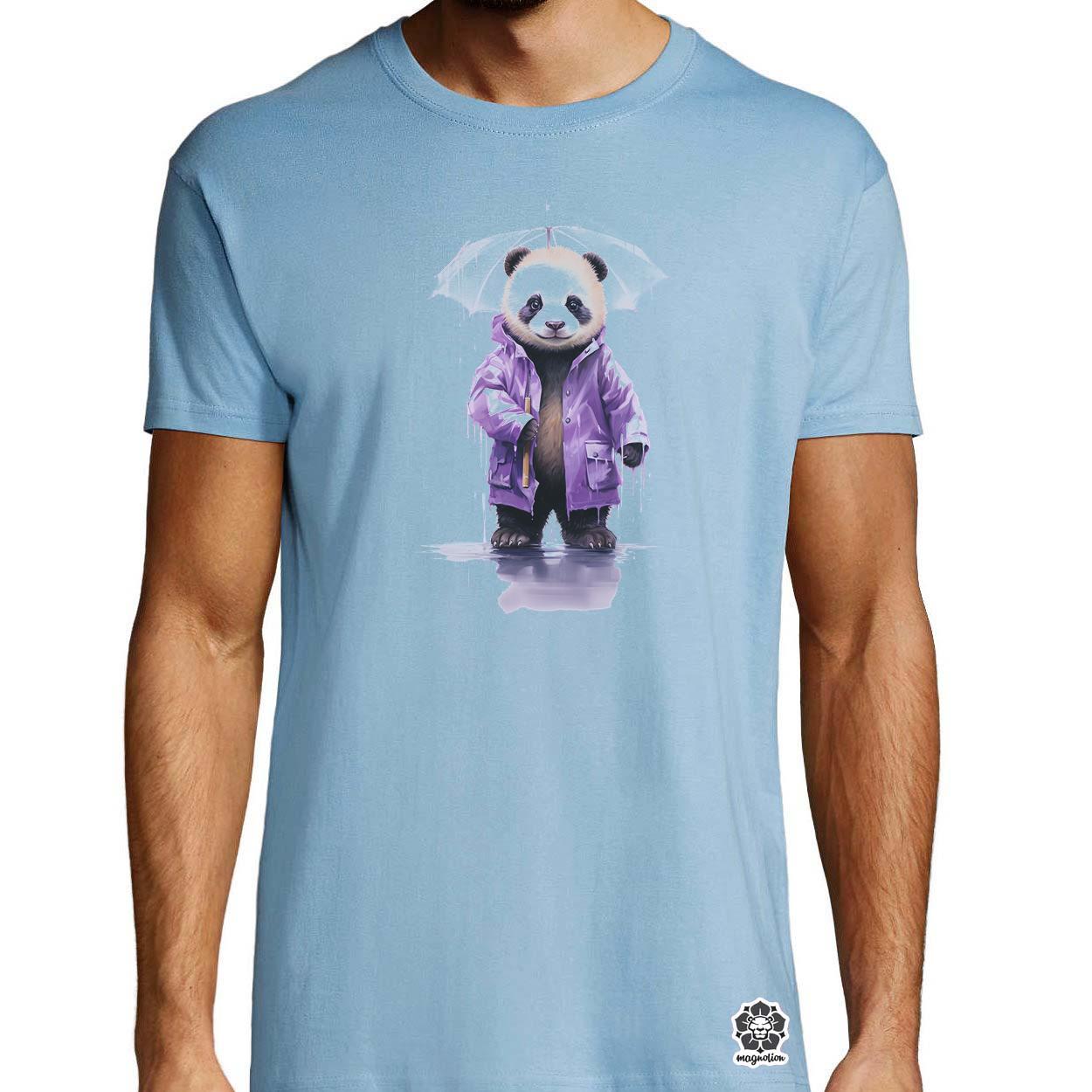 Glitchart panda v5 egyedi póló 