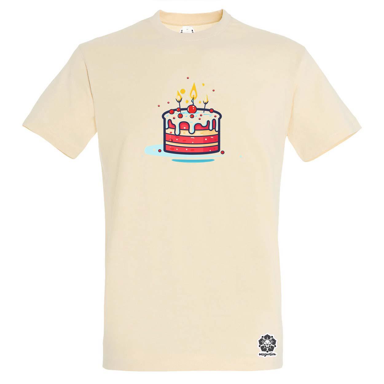 Vektor torta v2 egyedi póló 