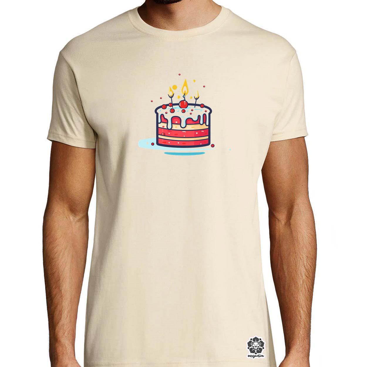 Vektor torta v2 egyedi póló 