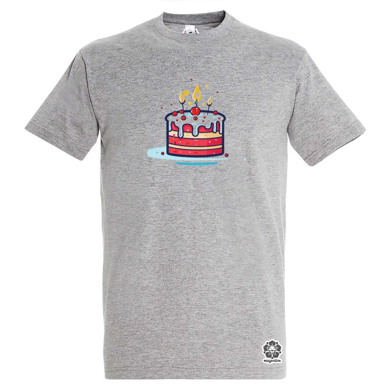 Vektor torta v2 egyedi póló 