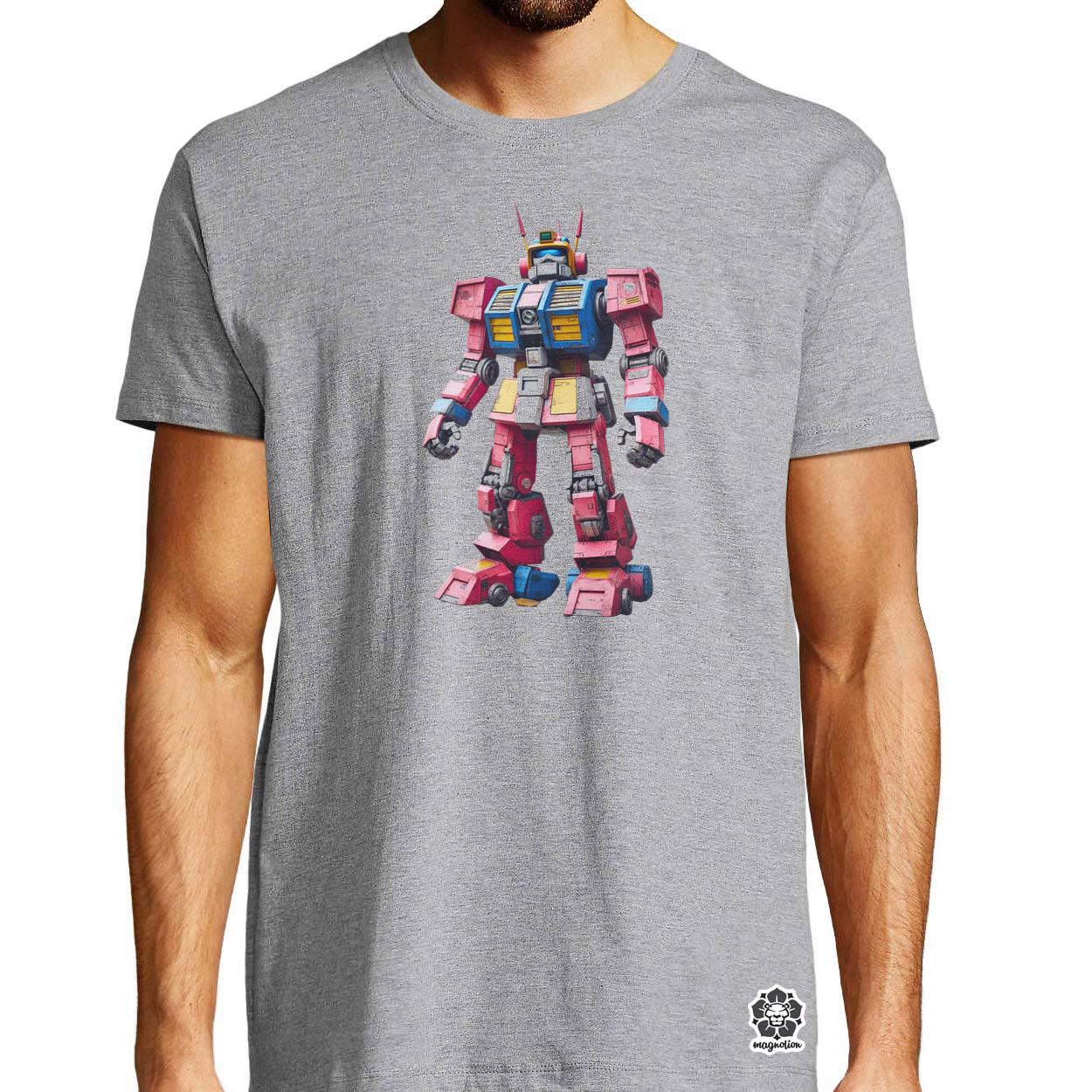 Pink mecha egyedi póló 