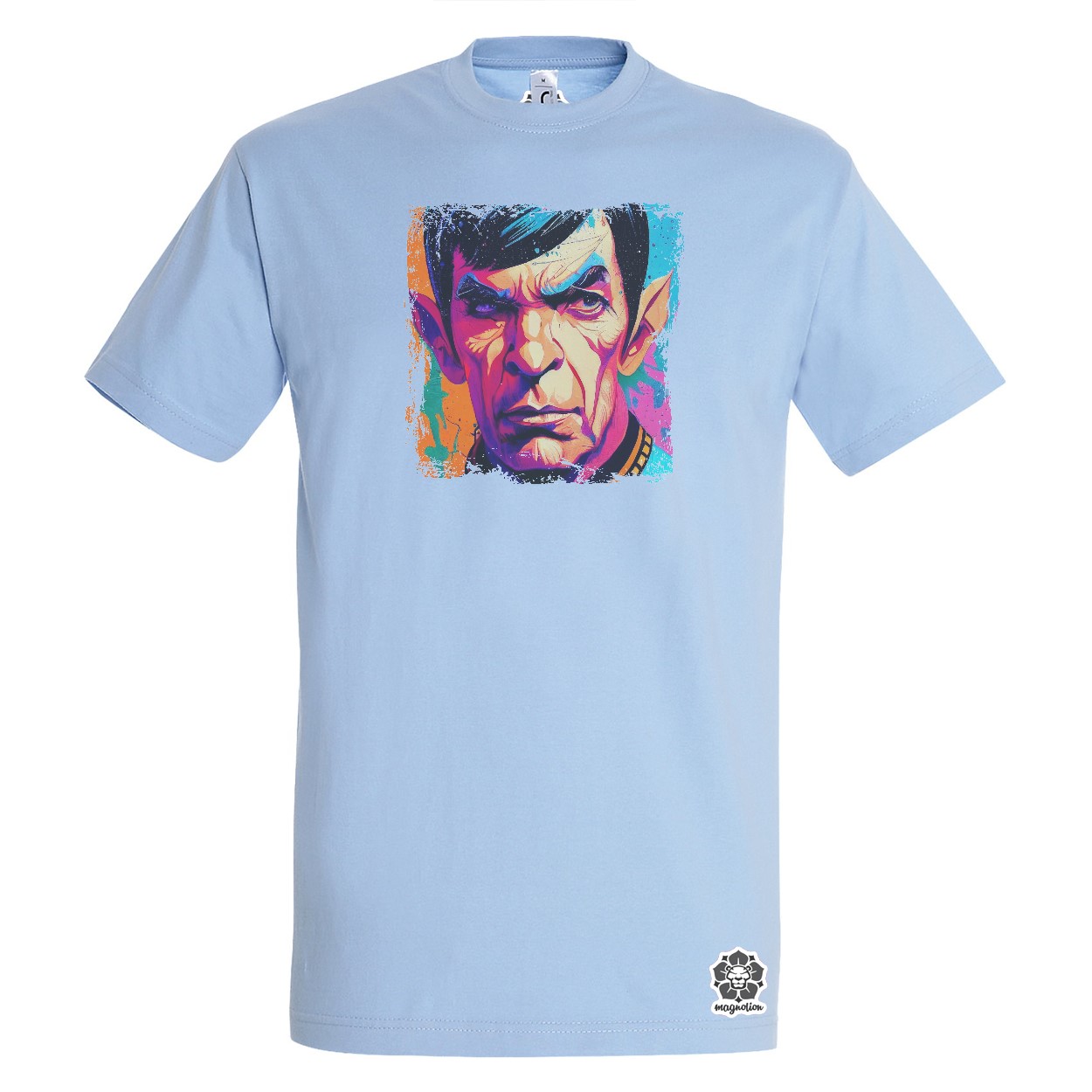 Színes Mr. Spock egyedi póló 