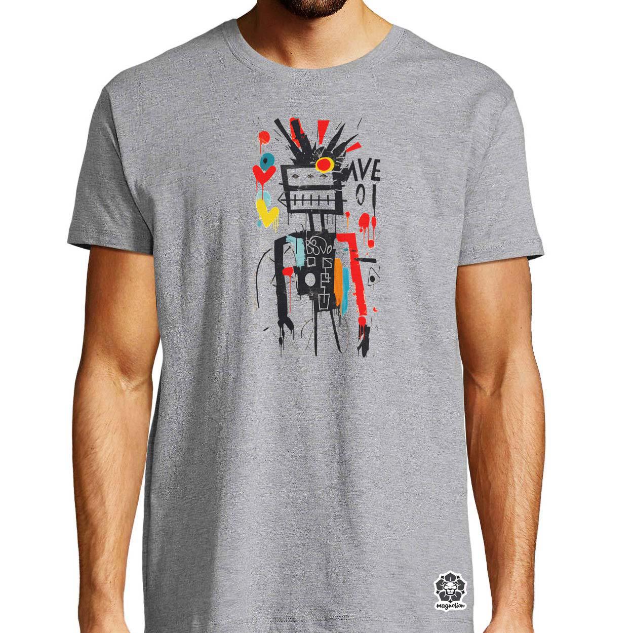 Basquiat béke és szeretet v13 egyedi póló 