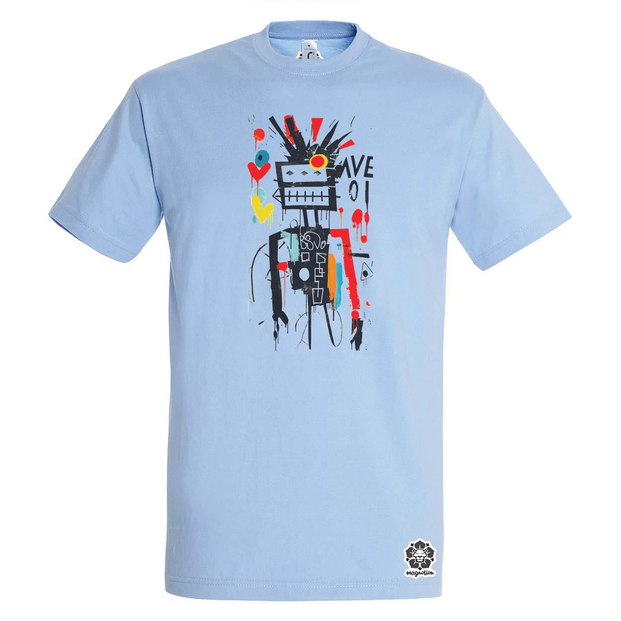 Basquiat béke és szeretet v13 egyedi póló 
