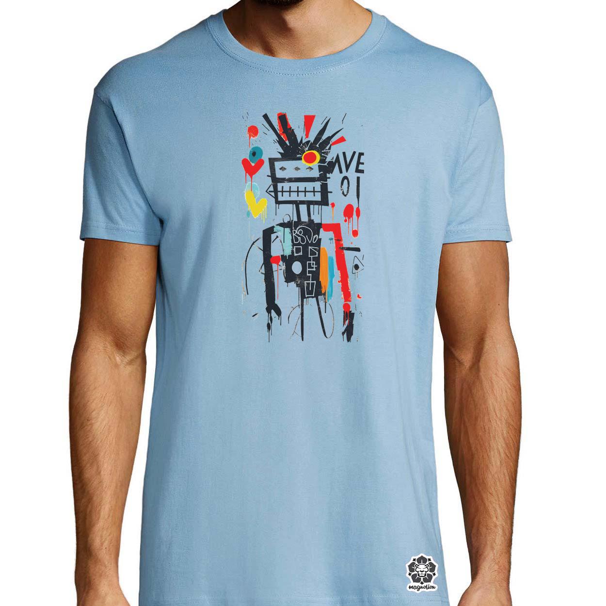 Basquiat béke és szeretet v13 egyedi póló 