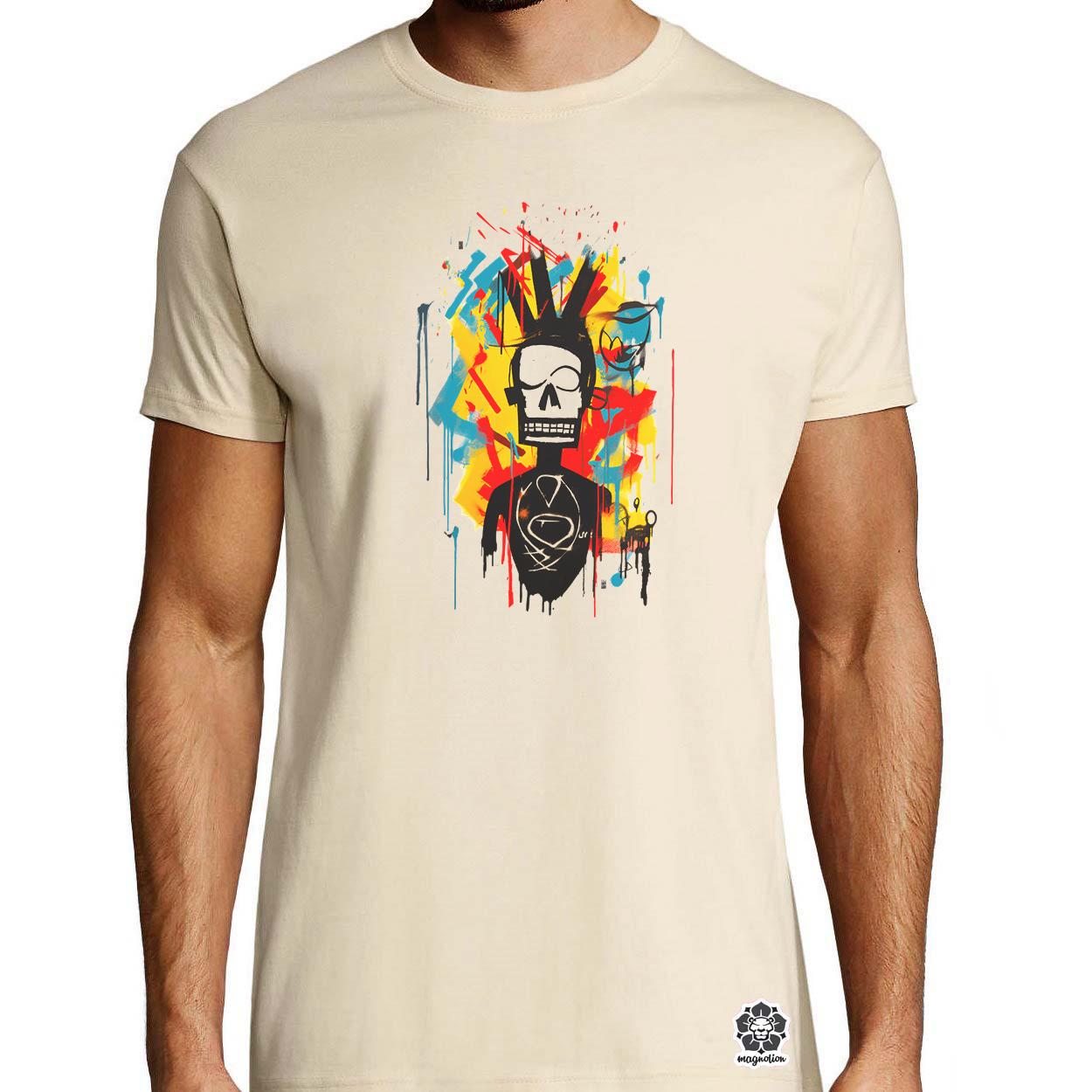 Basquiat béke és szeretet v14 egyedi póló 