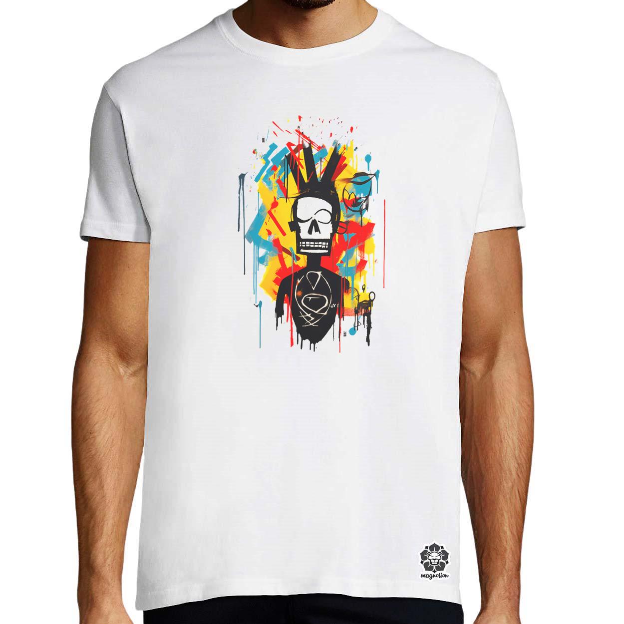 Basquiat béke és szeretet v14 egyedi póló 