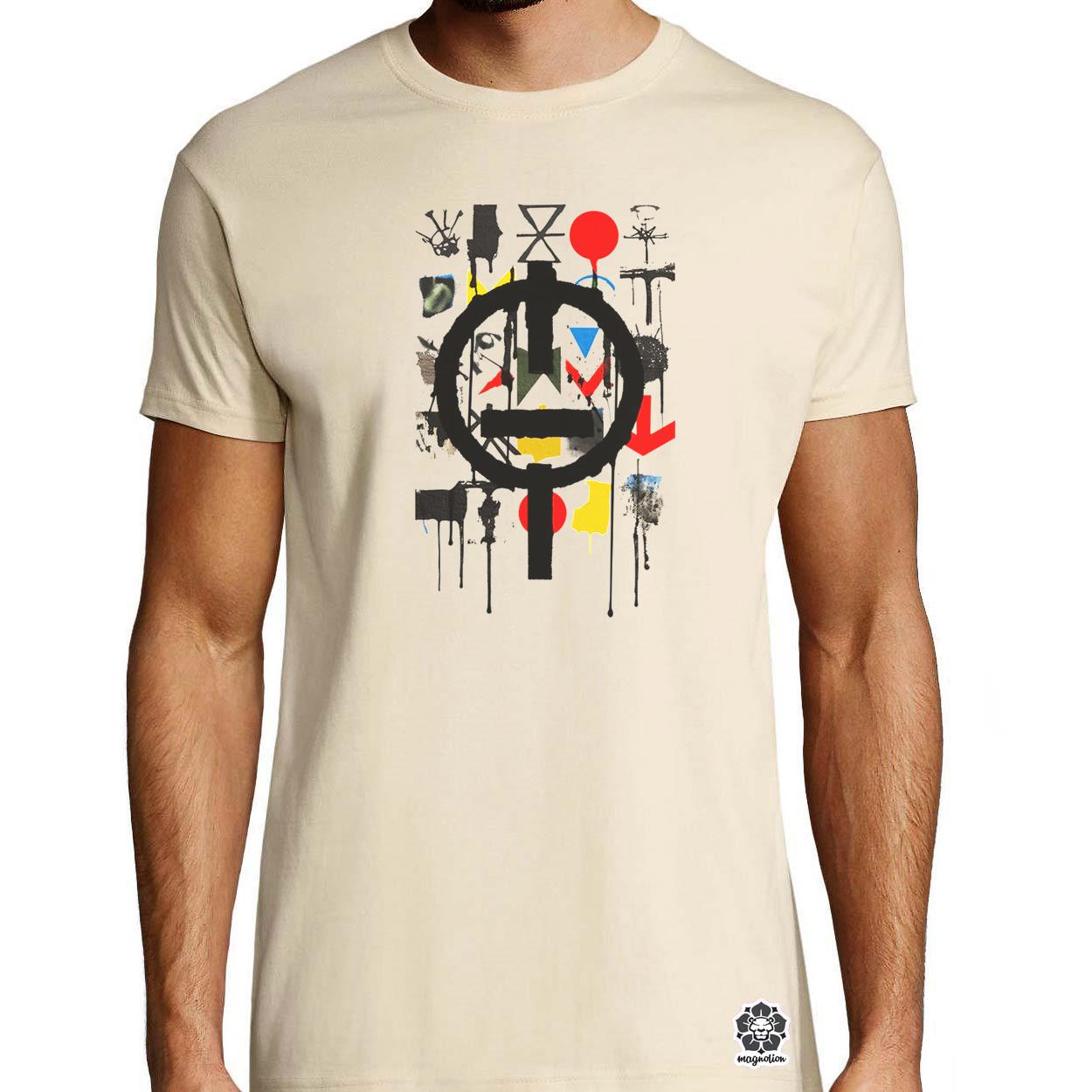 Basquiat béke és szeretet v6 egyedi póló 