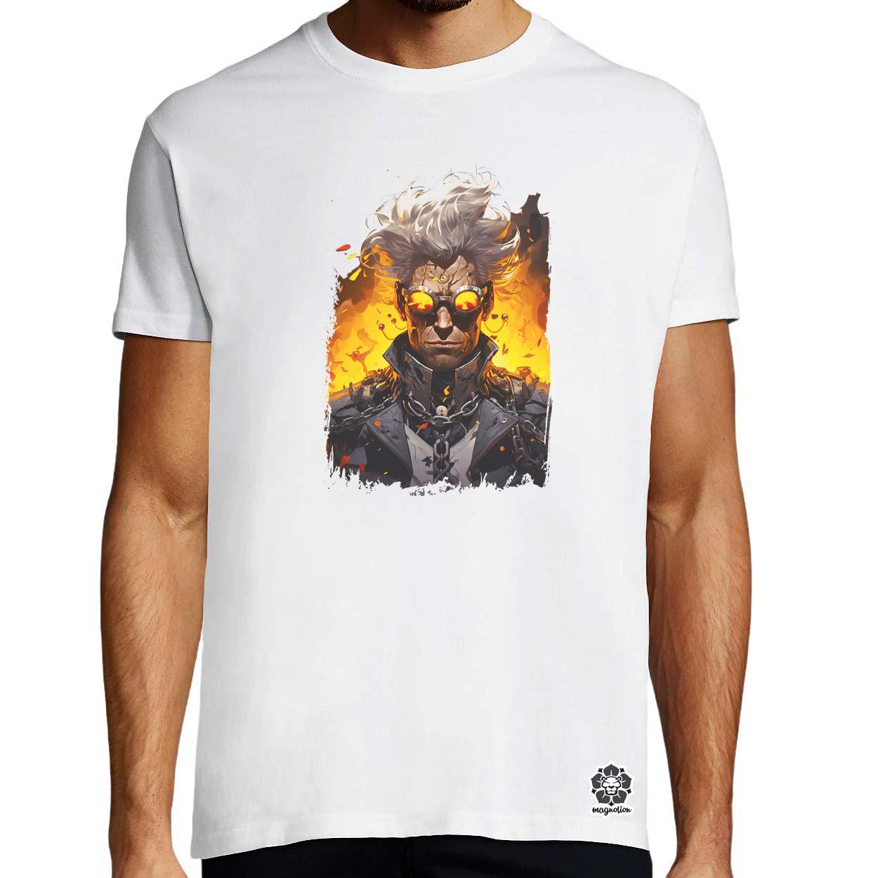 Cyberpunk férfi hadvezér v13 egyedi póló 