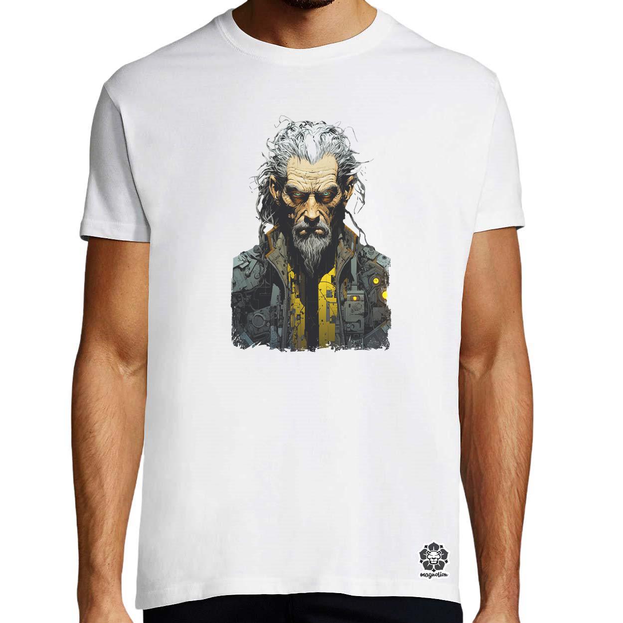Cyberpunk férfi hadvezér v14 egyedi póló 