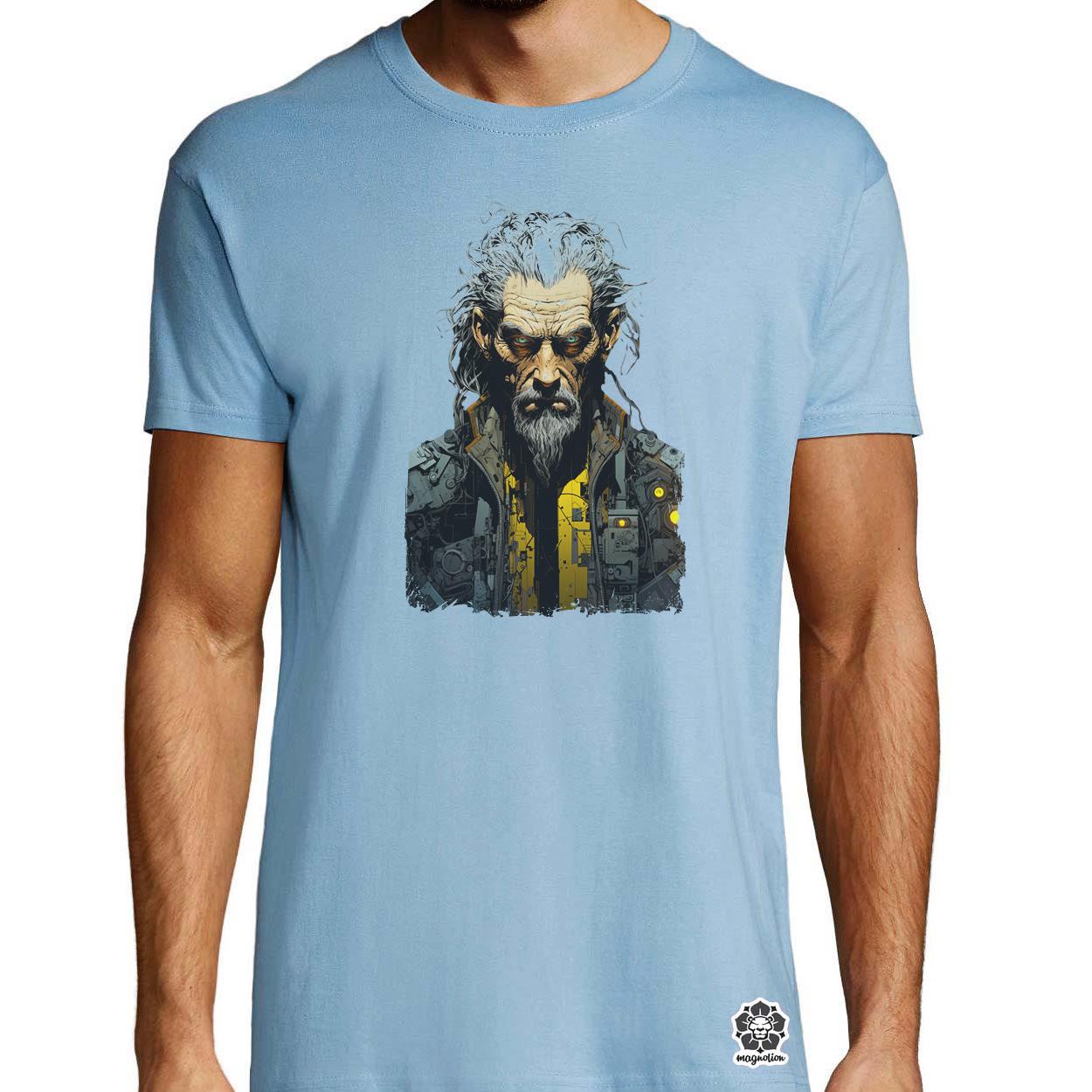 Cyberpunk férfi hadvezér v14 egyedi póló 