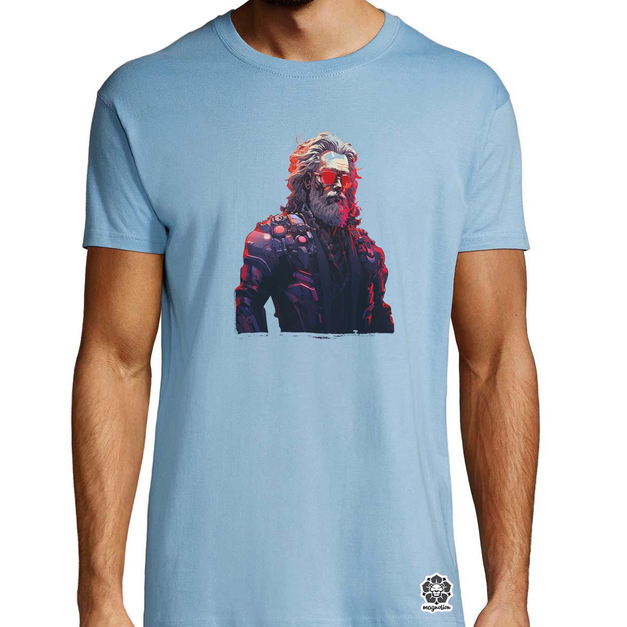 Cyberpunk férfi hadvezér v9 egyedi póló 