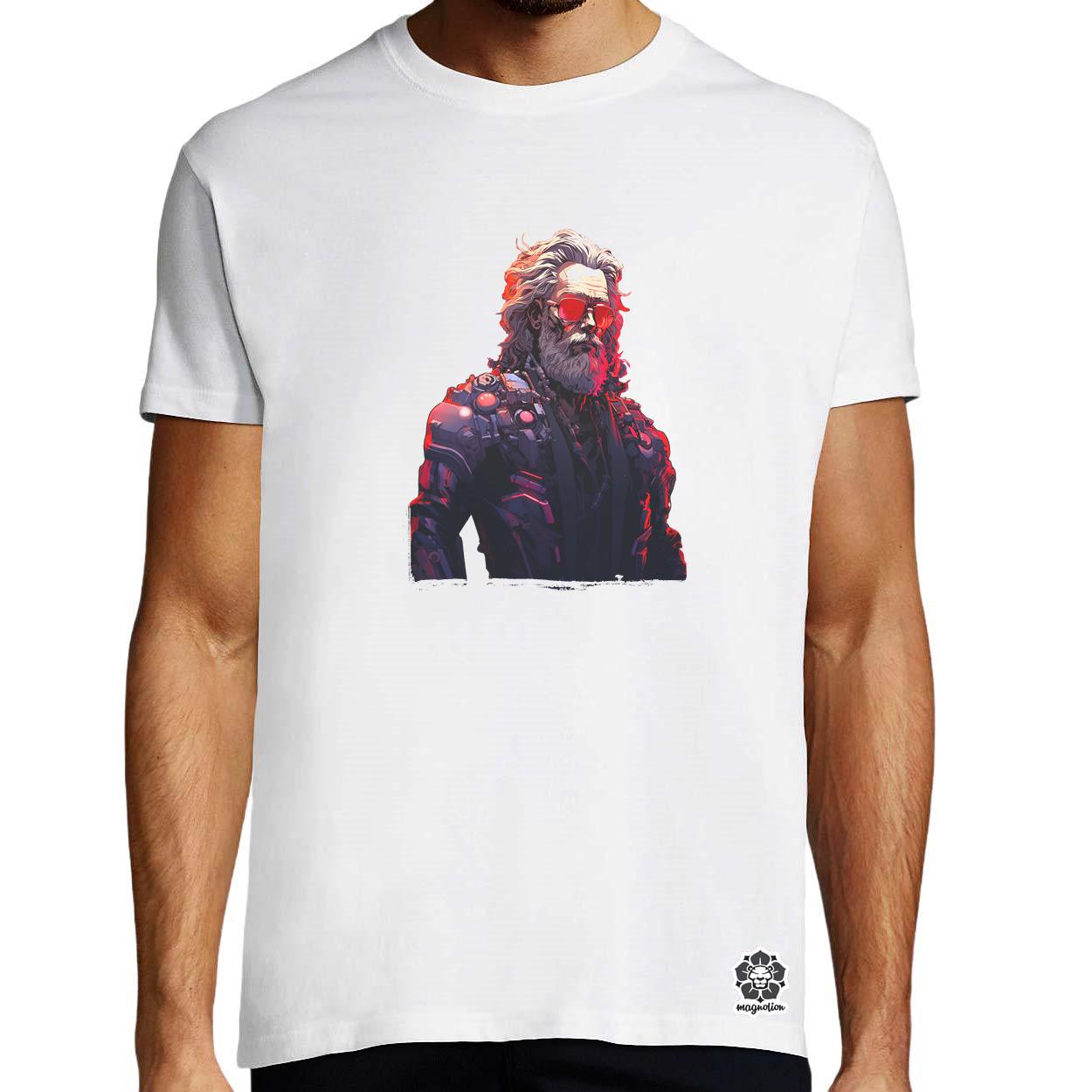 Cyberpunk férfi hadvezér v9 egyedi póló 