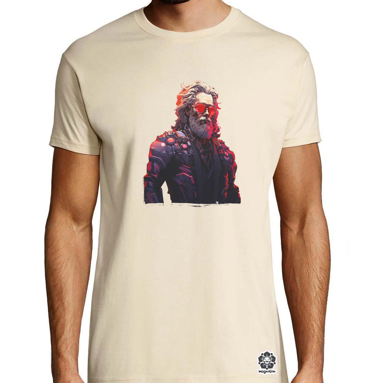 Cyberpunk férfi hadvezér v9 egyedi póló 