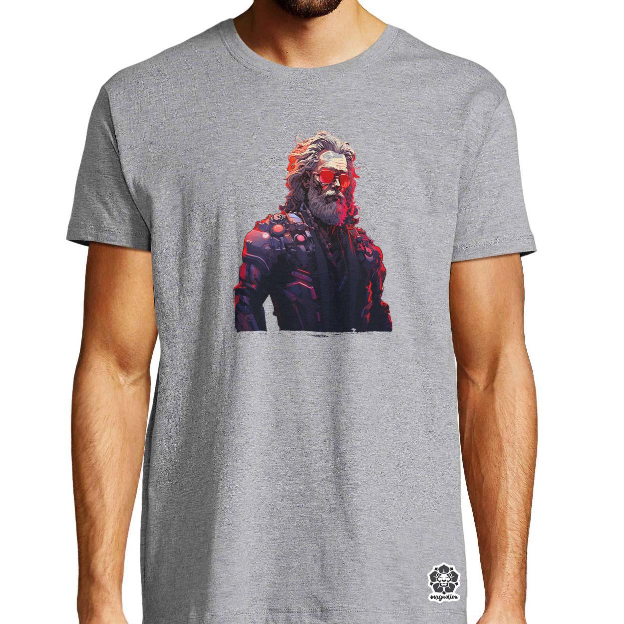 Cyberpunk férfi hadvezér v9 egyedi póló 