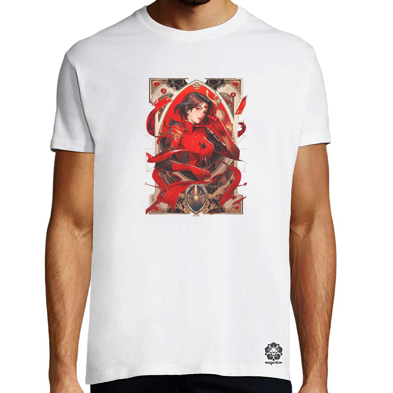 Kártya fantázia Ghost Spider v3 egyedi póló 