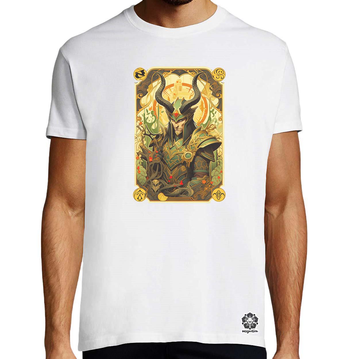 Kártya fantázia Loki v4 egyedi póló 