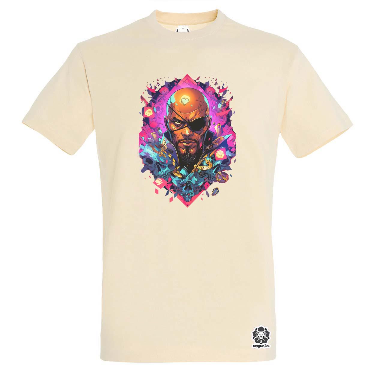 Kártya fantázia Nick Fury v4 egyedi póló 