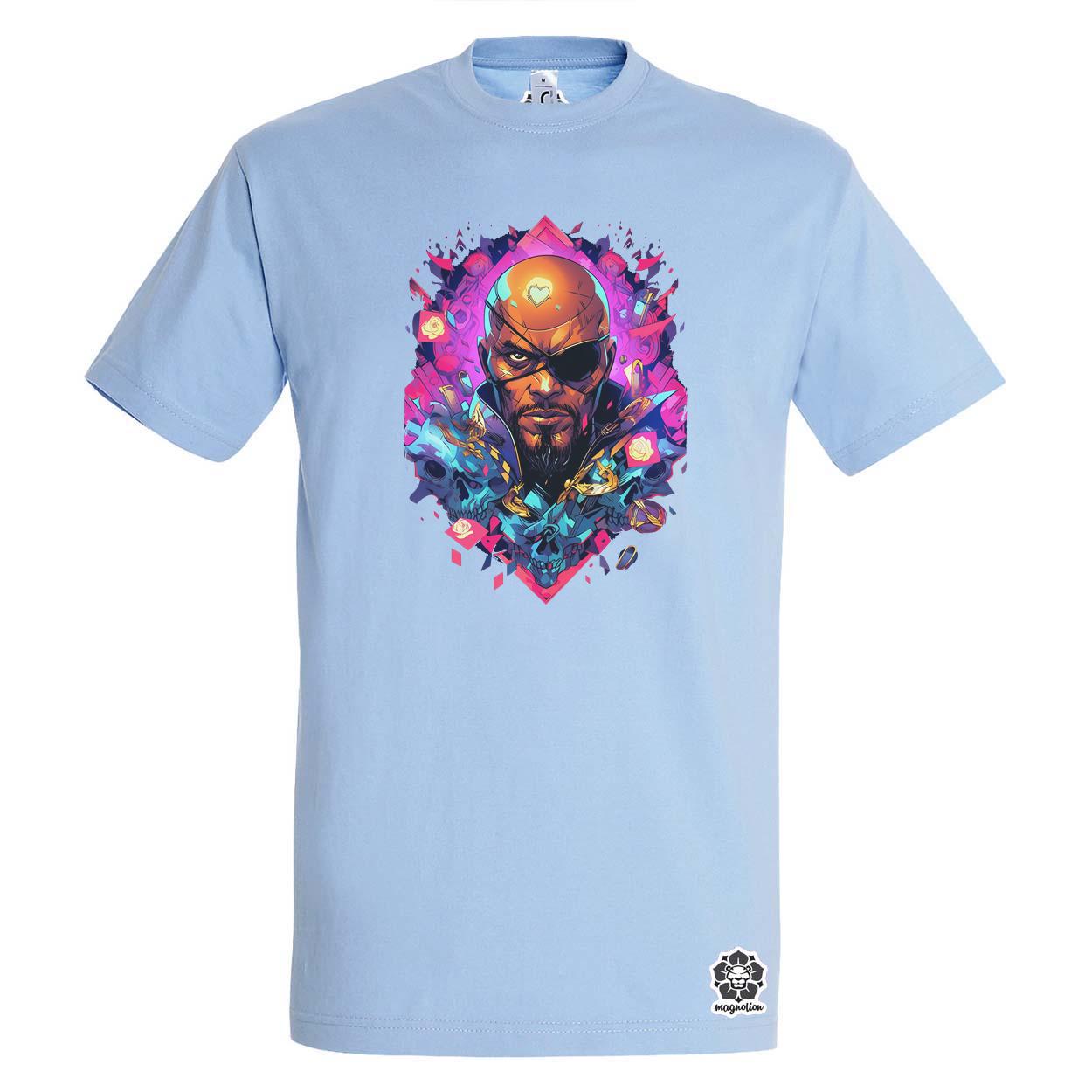 Kártya fantázia Nick Fury v4 egyedi póló 