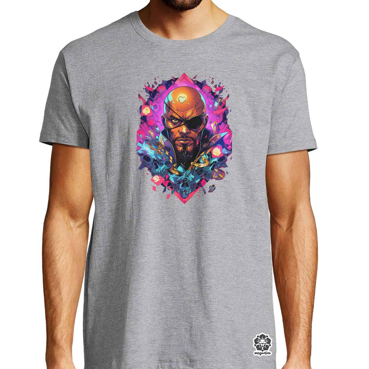 Kártya fantázia Nick Fury v4 egyedi póló 