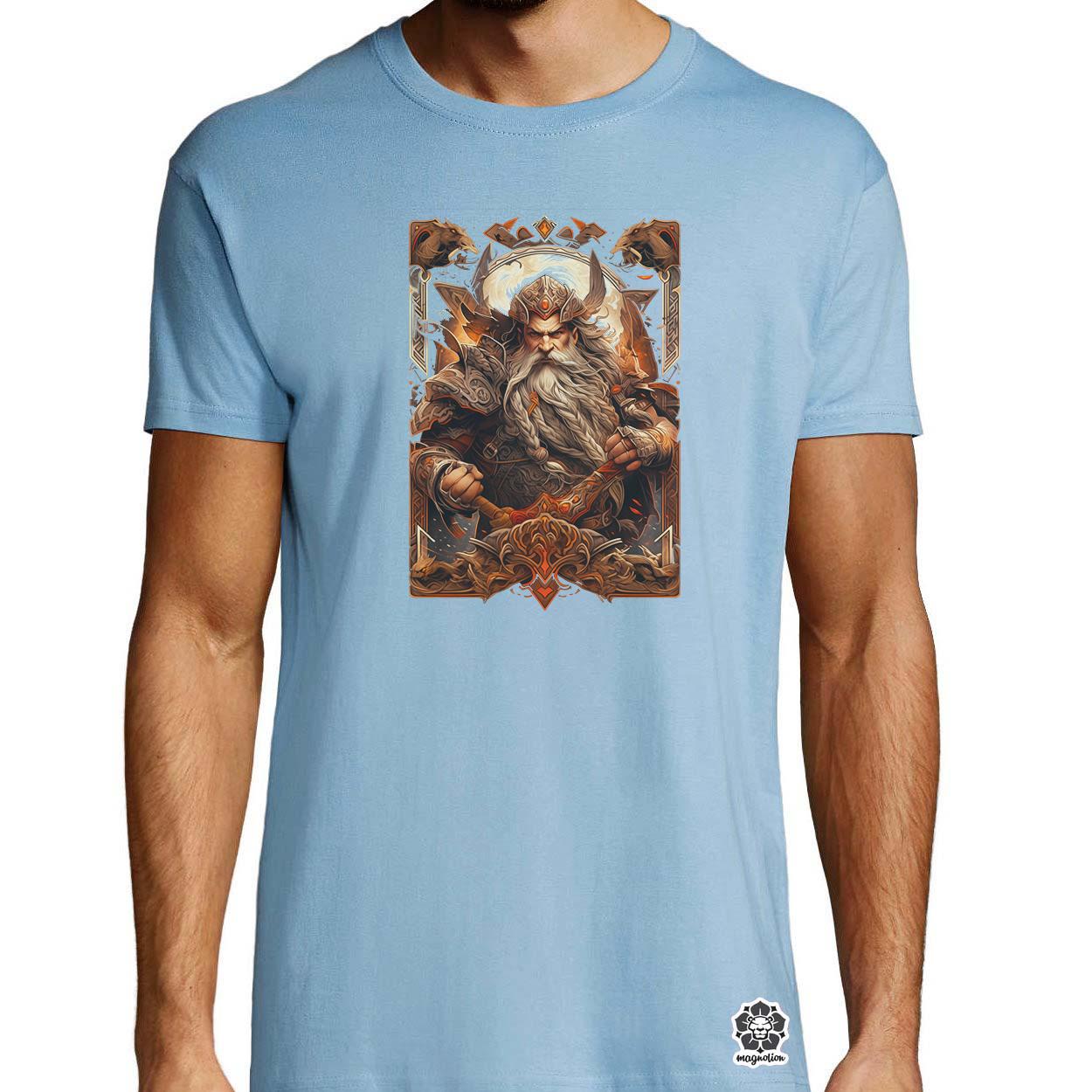 Kártya fantázia Odin v2 egyedi póló 
