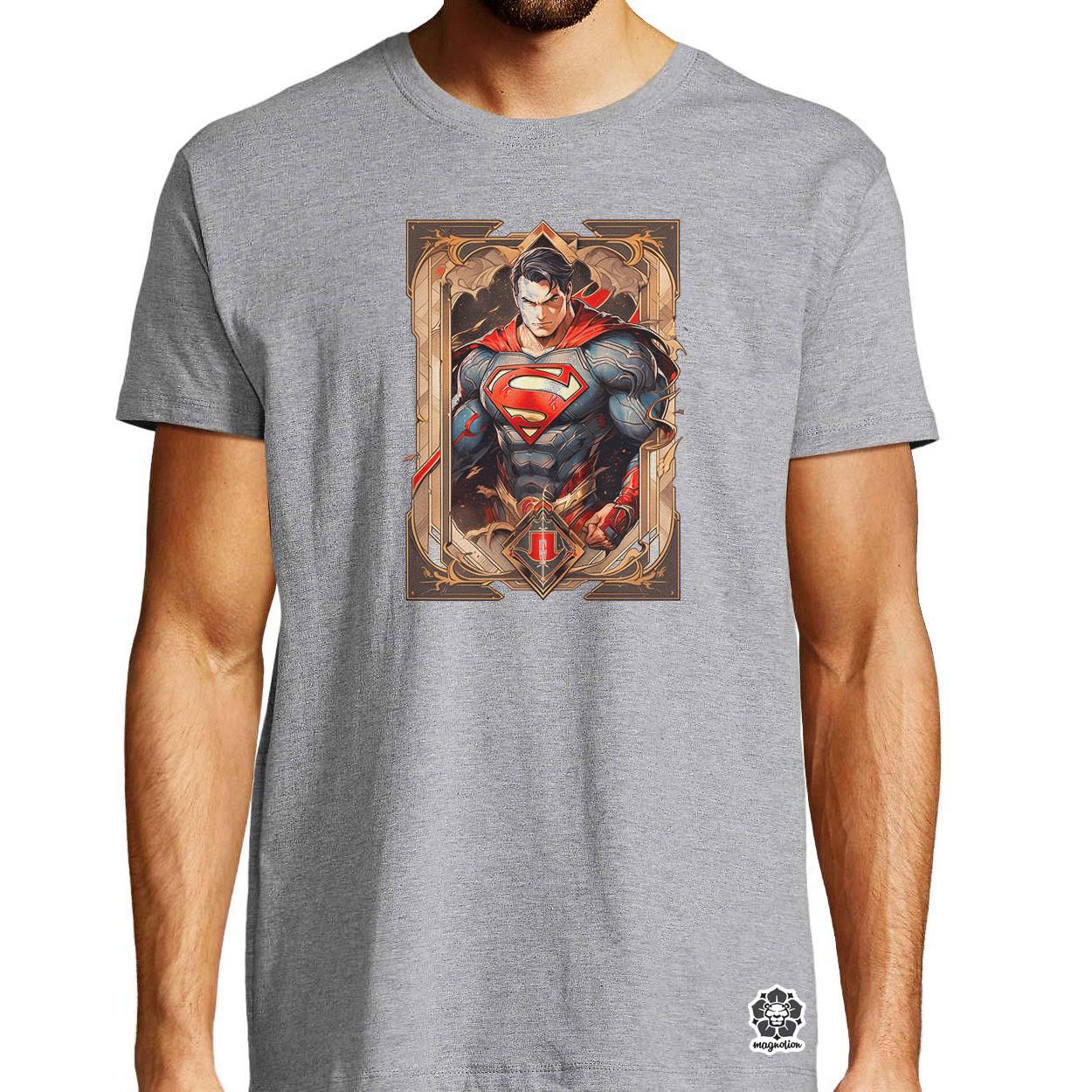 Kártya fantázia Superman v1 egyedi póló 