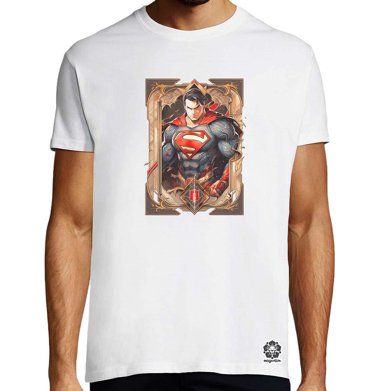 Kártya fantázia Superman v1 egyedi póló 