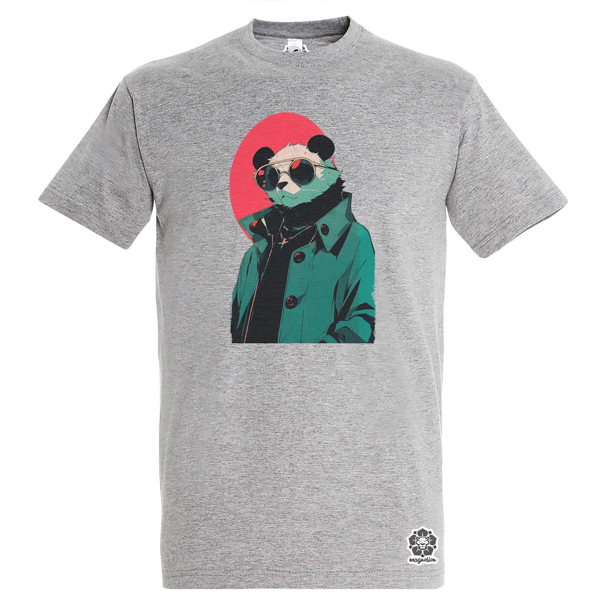 Laza napszemcsis panda v1 egyedi póló 