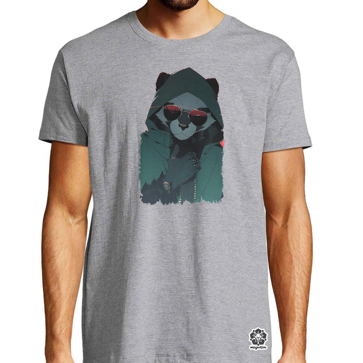 Laza napszemcsis panda v7 egyedi póló 