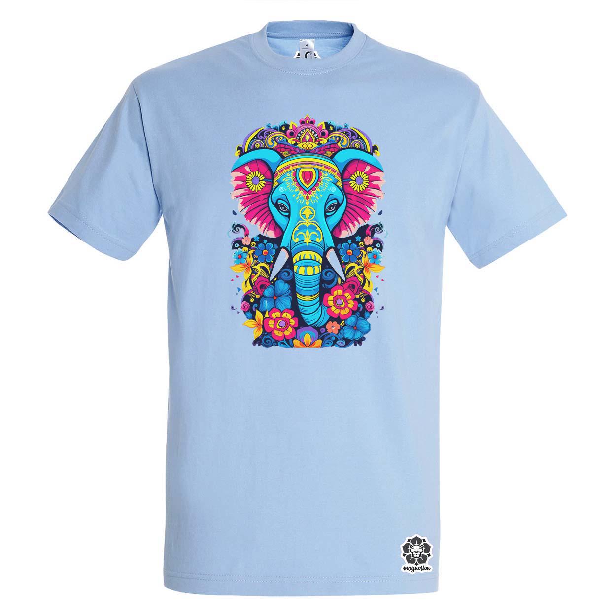 Mandala elefánt v1 egyedi póló 
