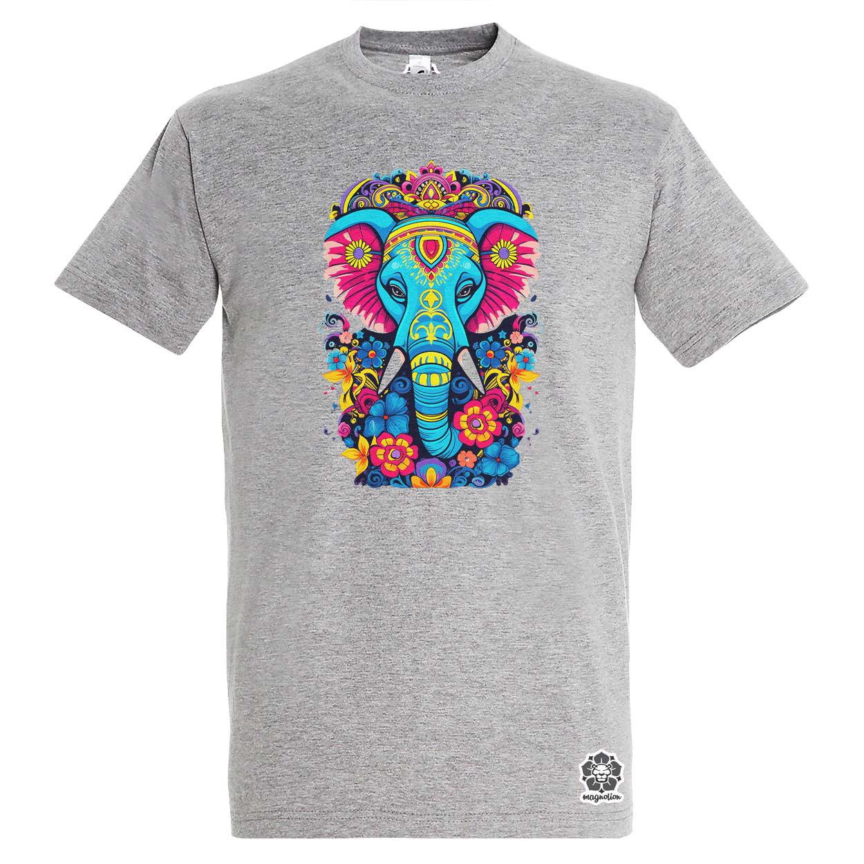 Mandala elefánt v1 egyedi póló 