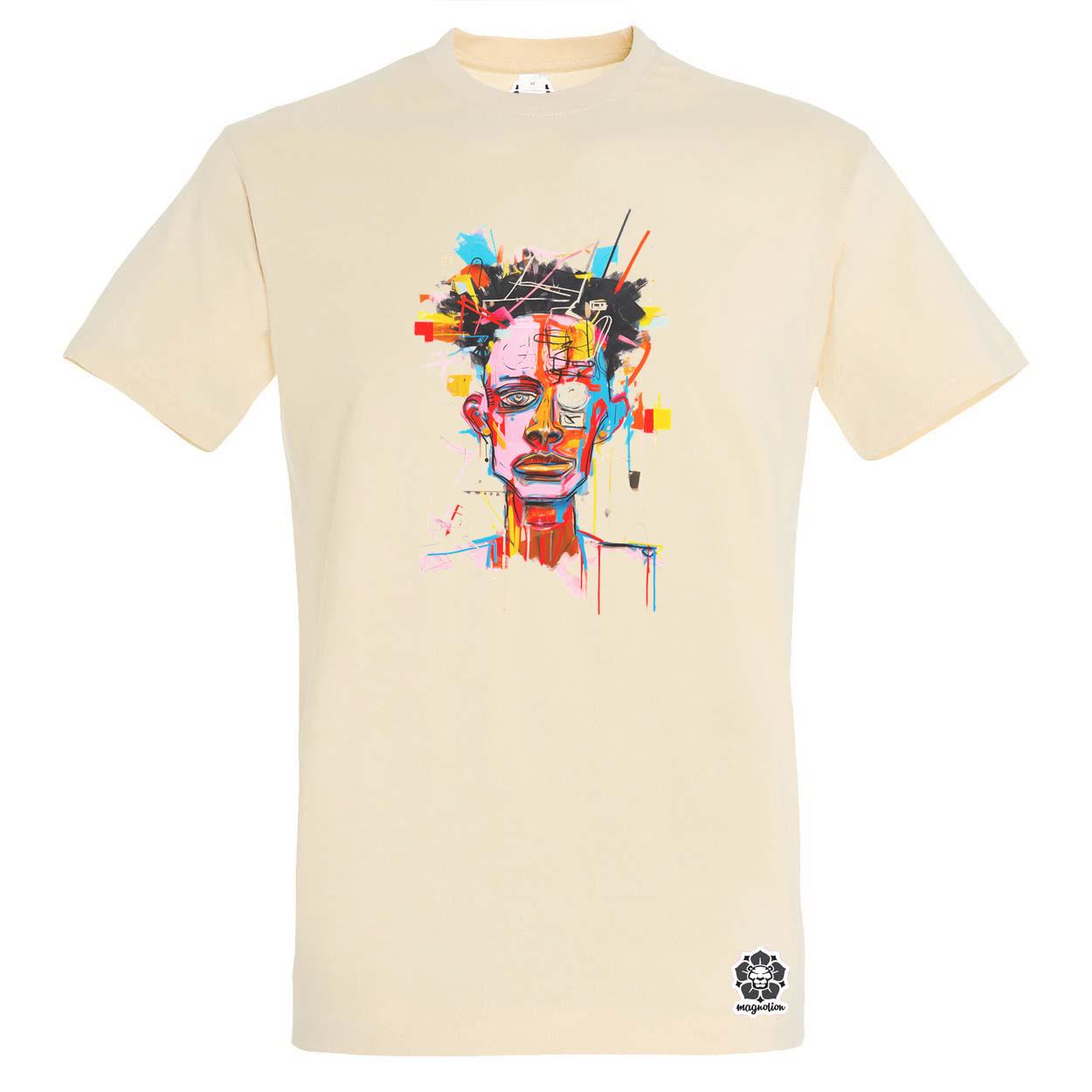 Basquiat portré v1 egyedi póló 