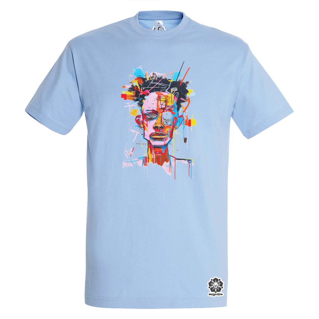 Basquiat portré v1 egyedi póló 