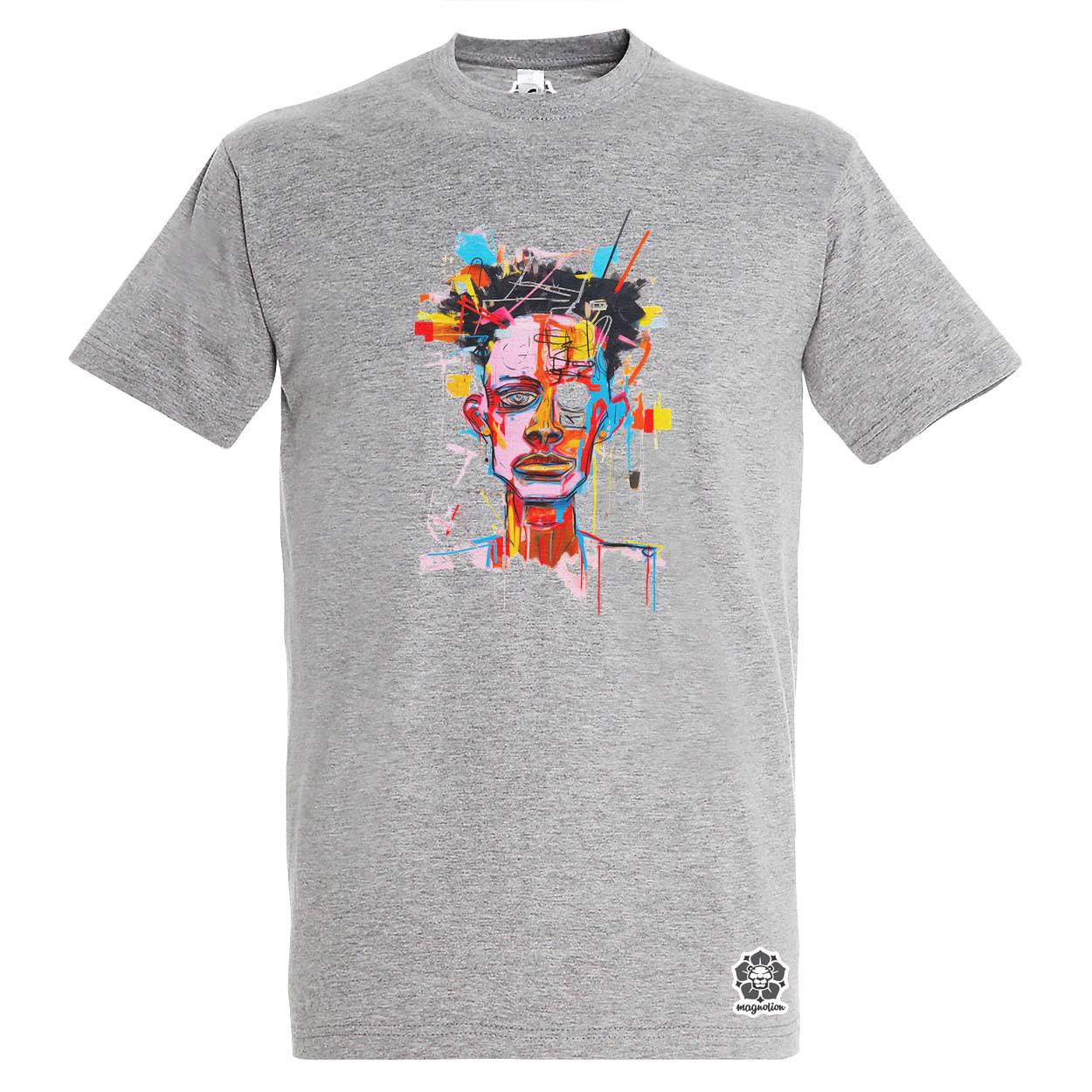 Basquiat portré v1 egyedi póló 